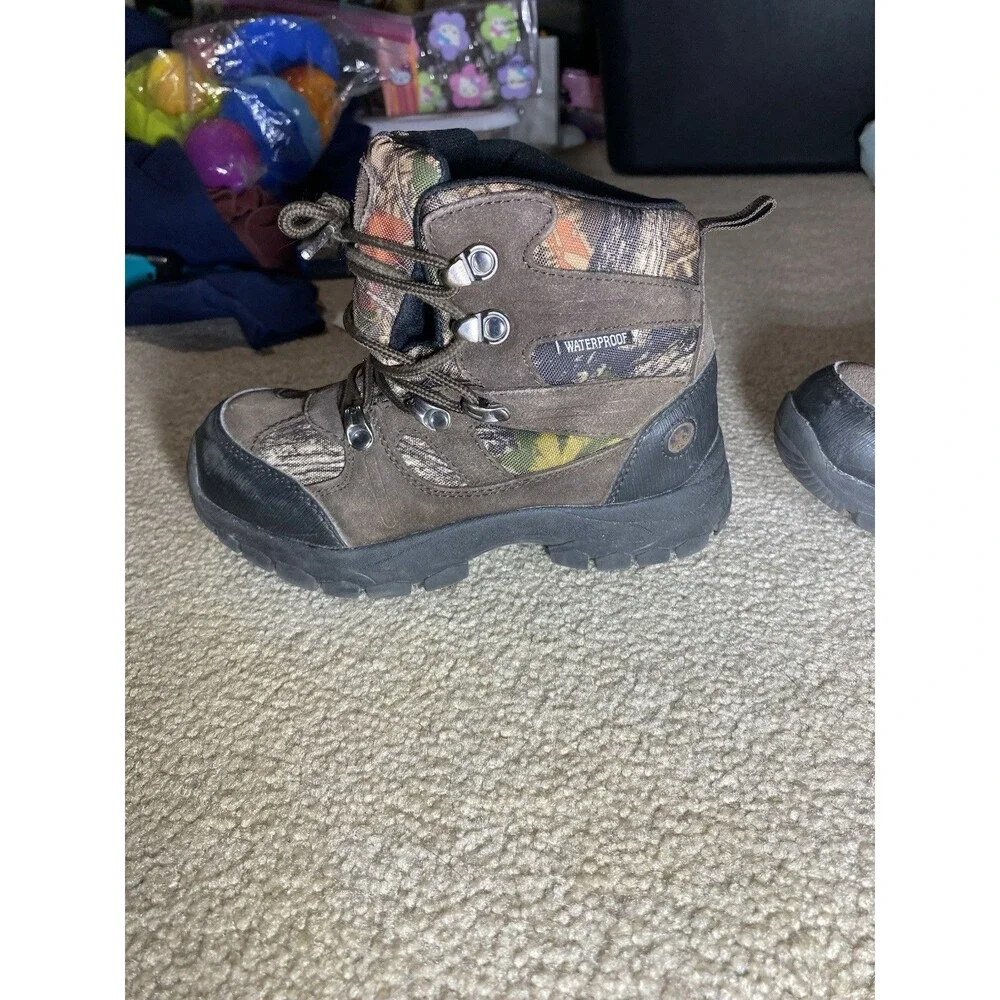 Northside Kids Renegade Waterproof Camo Hunting Boots Thinsulate Size 1 Boys
